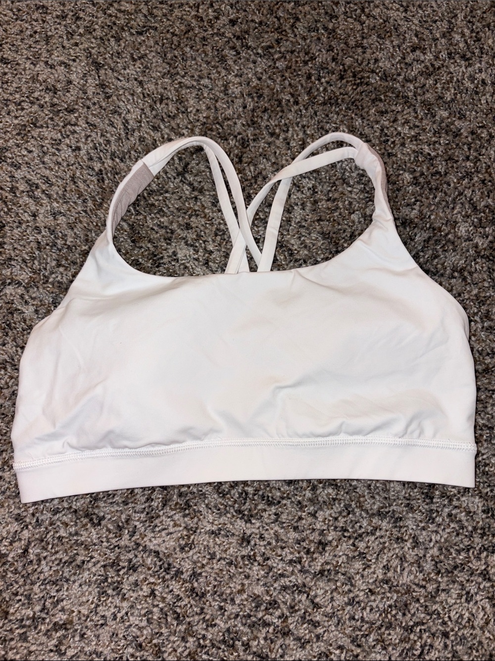 White Strappy Sports Bra - Women Intimates & Sleepwear